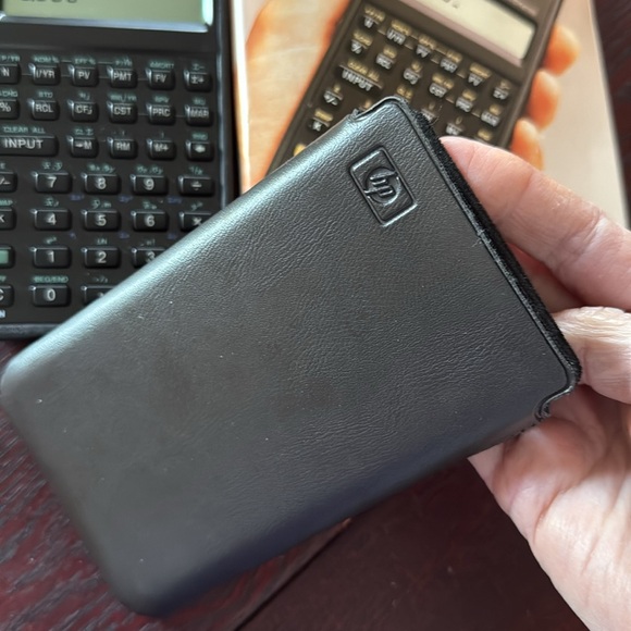Hewlett-Packard Vintage Business Calculator w/ leather case & owner’s manual EUC - Picture 6 of 12